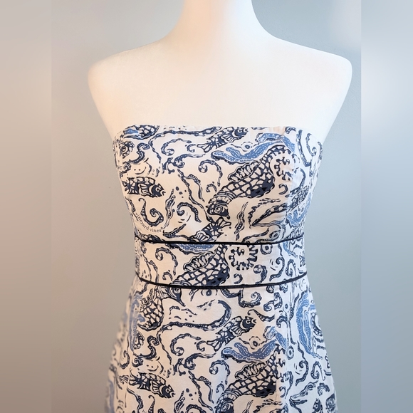 Vineyard Vines Strapless Dress Size 4 - Picture 2 of 8